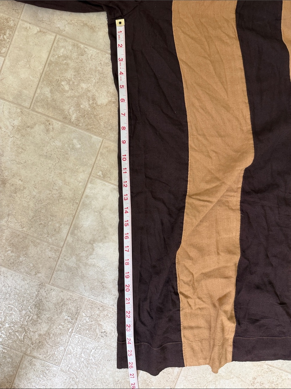 Free People Wide-Leg Striped Sleeveless Jumpsuit in Brown and Black - Picture 6 of 8